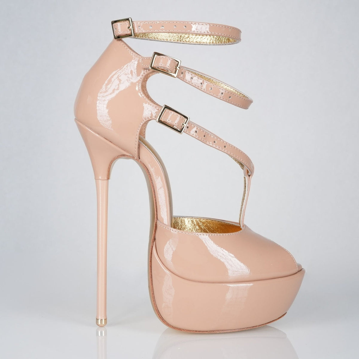 Princess Black Patent Sandals 160mm