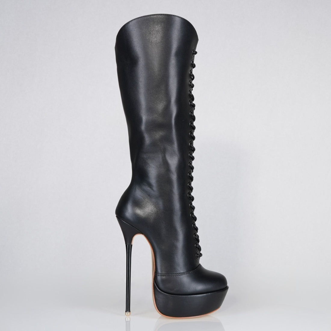 Goddess Black Patent Pumps 160mm