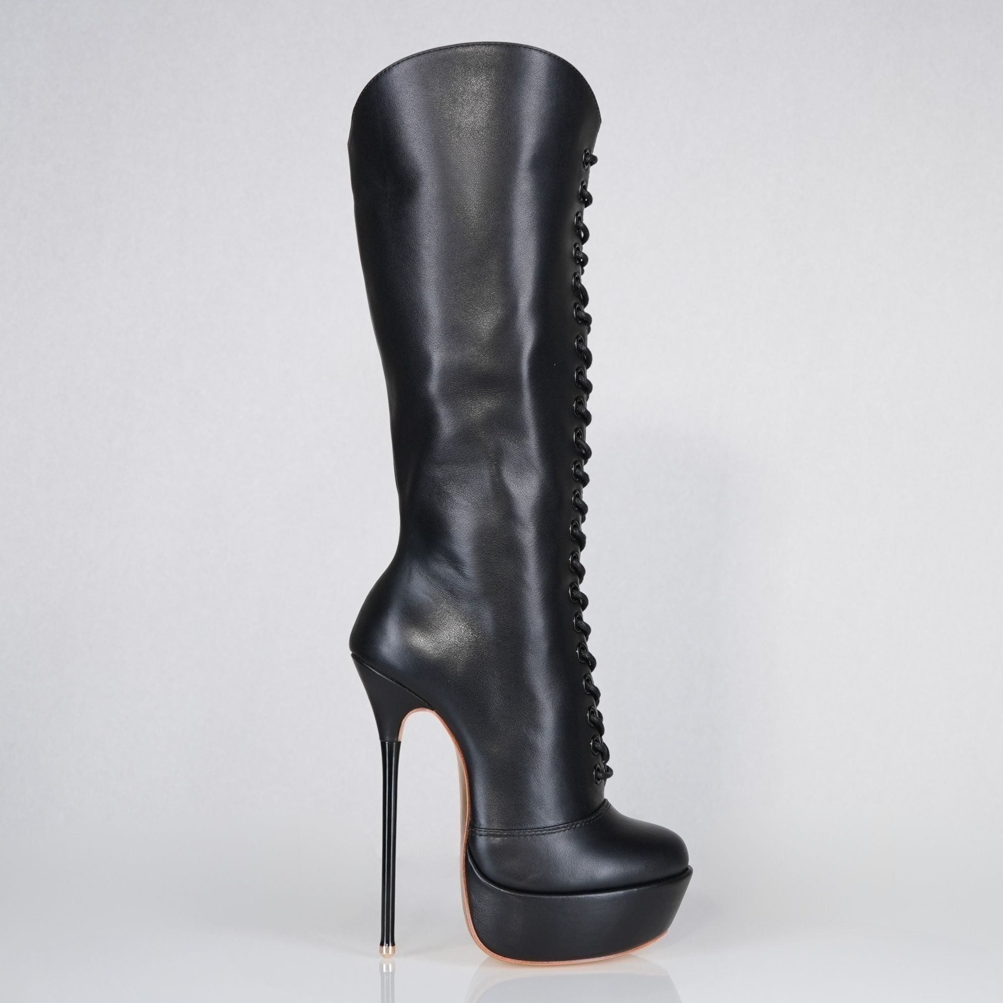 Goddess Black Patent Pumps 160mm