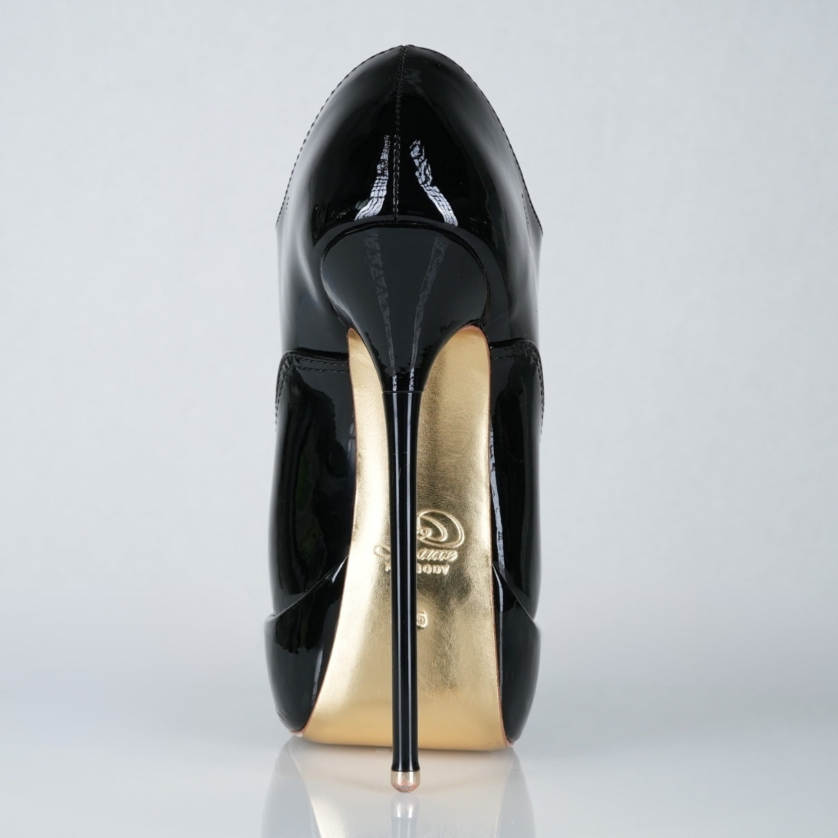 black-patent-high-heel-oxfords-back-view - Luxe My Body