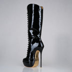 black-patent-superarch-high-heel-boots-back-left - Luxe My Body