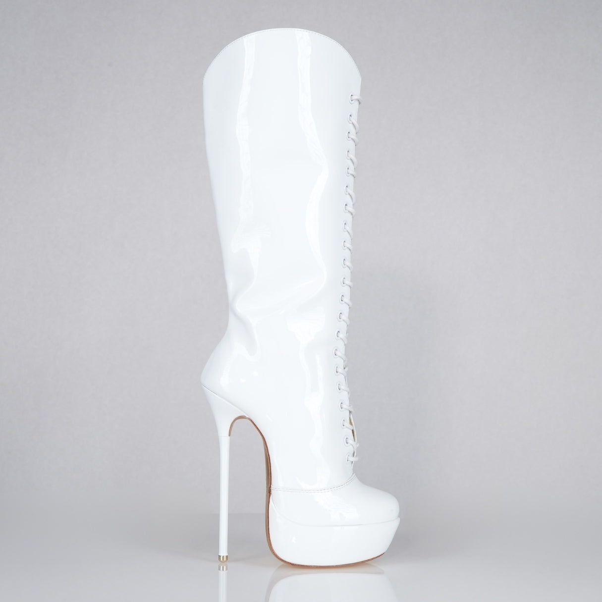 white-patent-platform-high-heel-boots-right - Luxe My Body